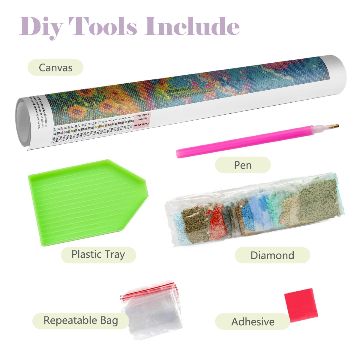 5D DIY Full Drill Diamond Pain - Outdoor Camping Wallpaper ulasan dan harga