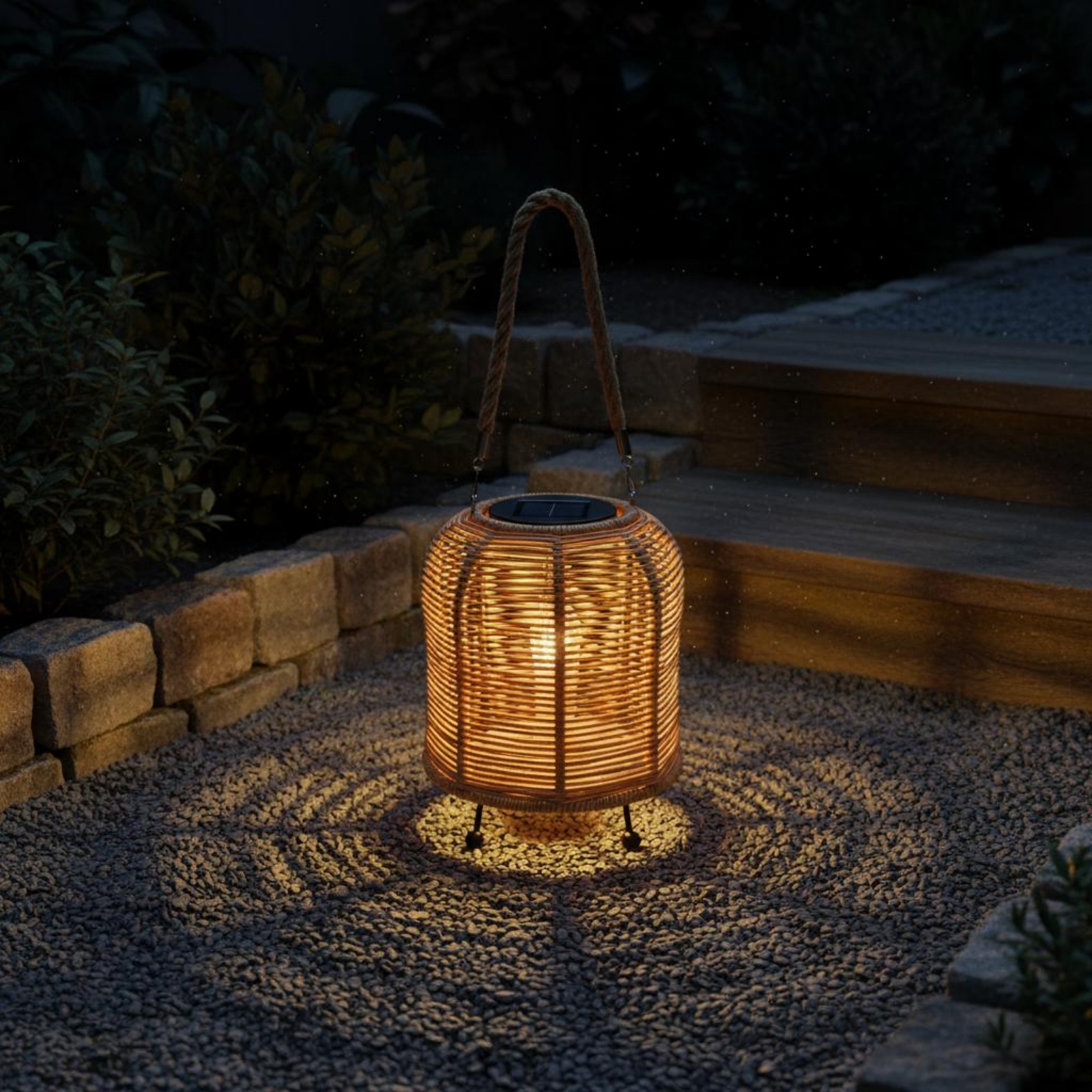 Handwoven Solar Lantern Warm L - Outdoor Camping Lantern ulasan dan harga