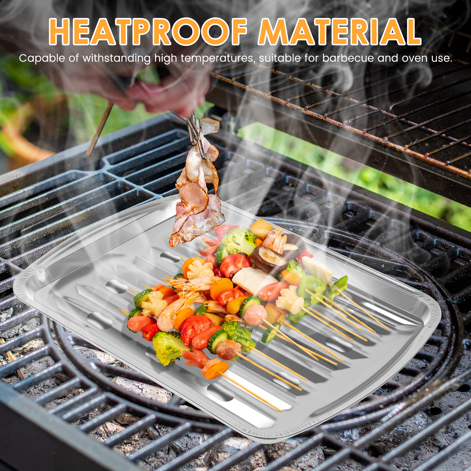 Aluminum Foil Trays Non-Stick  - Outdoor Camping Kitchen ulasan dan harga