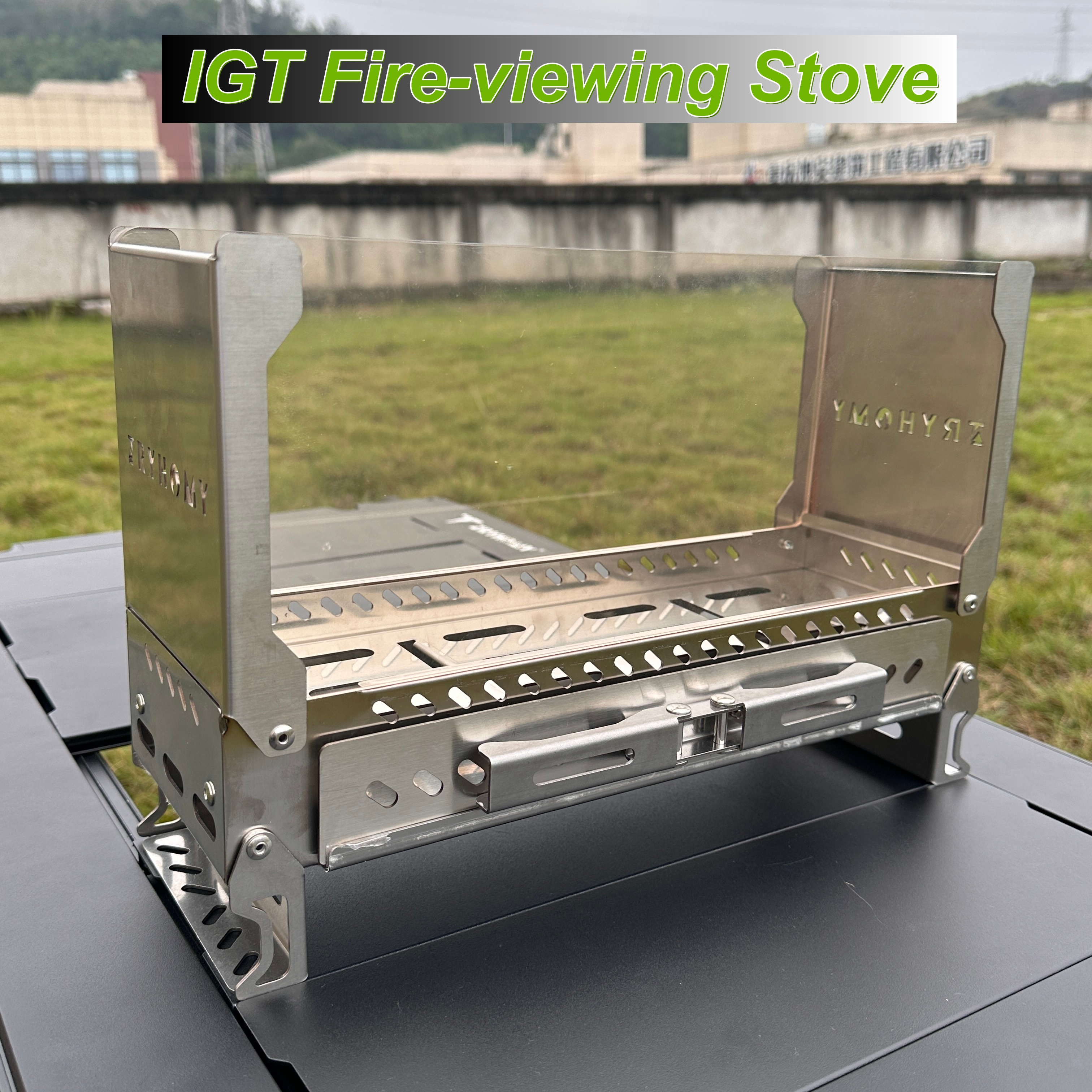 Tryhomy IGT Half-Unit Desktop  - Outdoor Camping Fire Pit ulasan dan harga