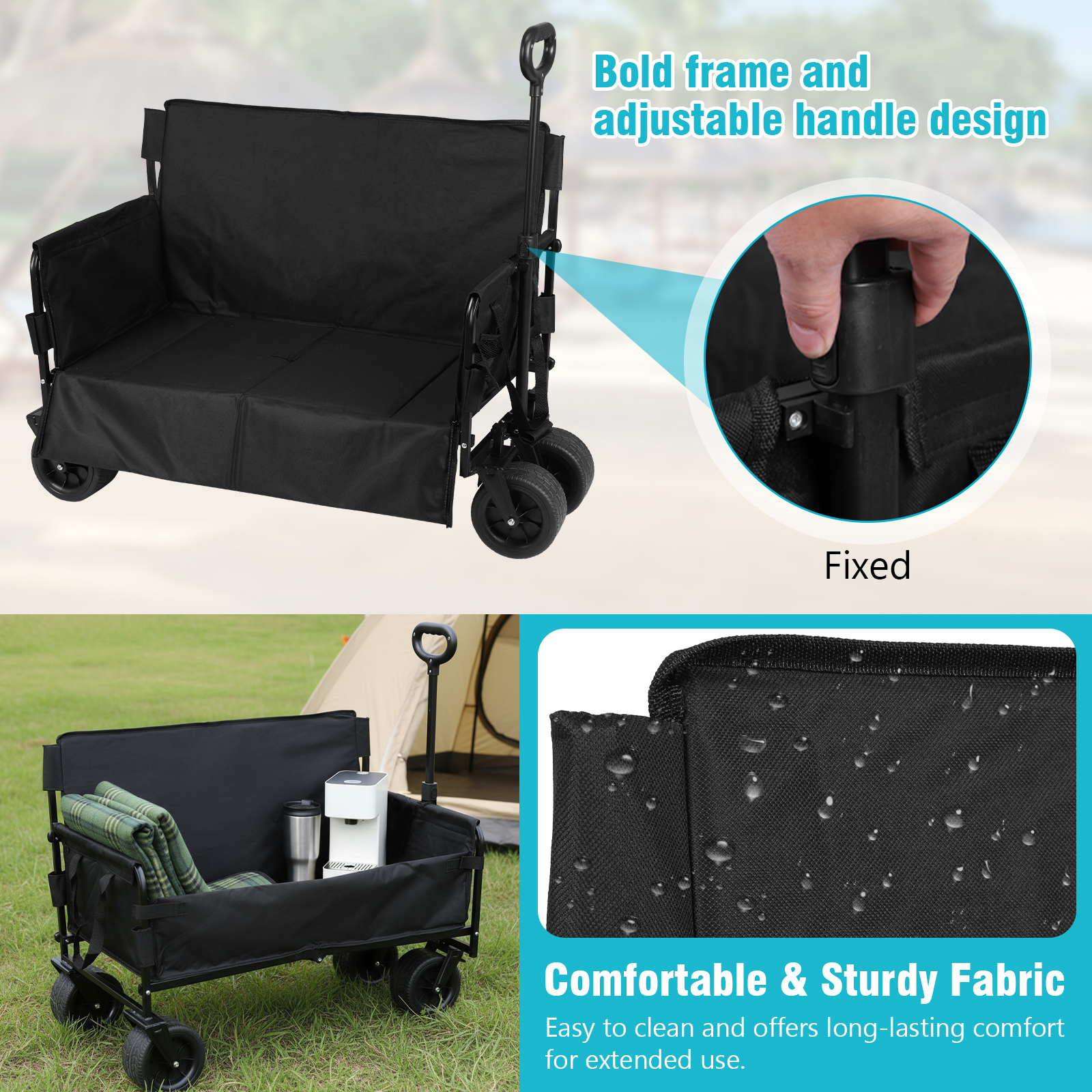 Large Capacity Collapsible Wag - Outdoor Camping Shop ulasan dan harga