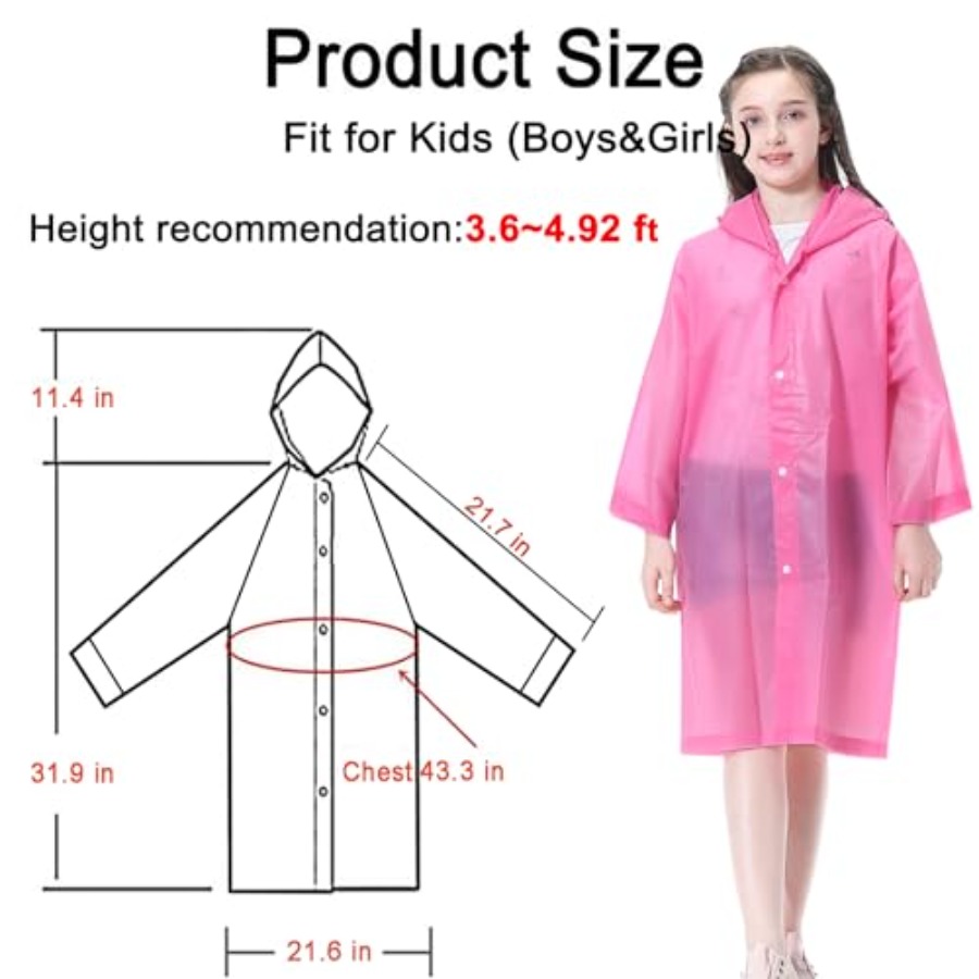 Rain Ponchos Raincoats for,2 P - Camping Rain Poncho ulasan dan harga
