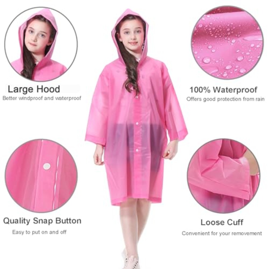 Rain Ponchos Raincoats for,2 P - Camping Rain Poncho ulasan dan harga