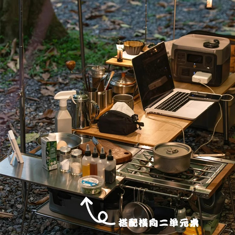 Outdoor Camping Igt Table Acce - Outdoor Camping Table With Storage ulasan dan harga