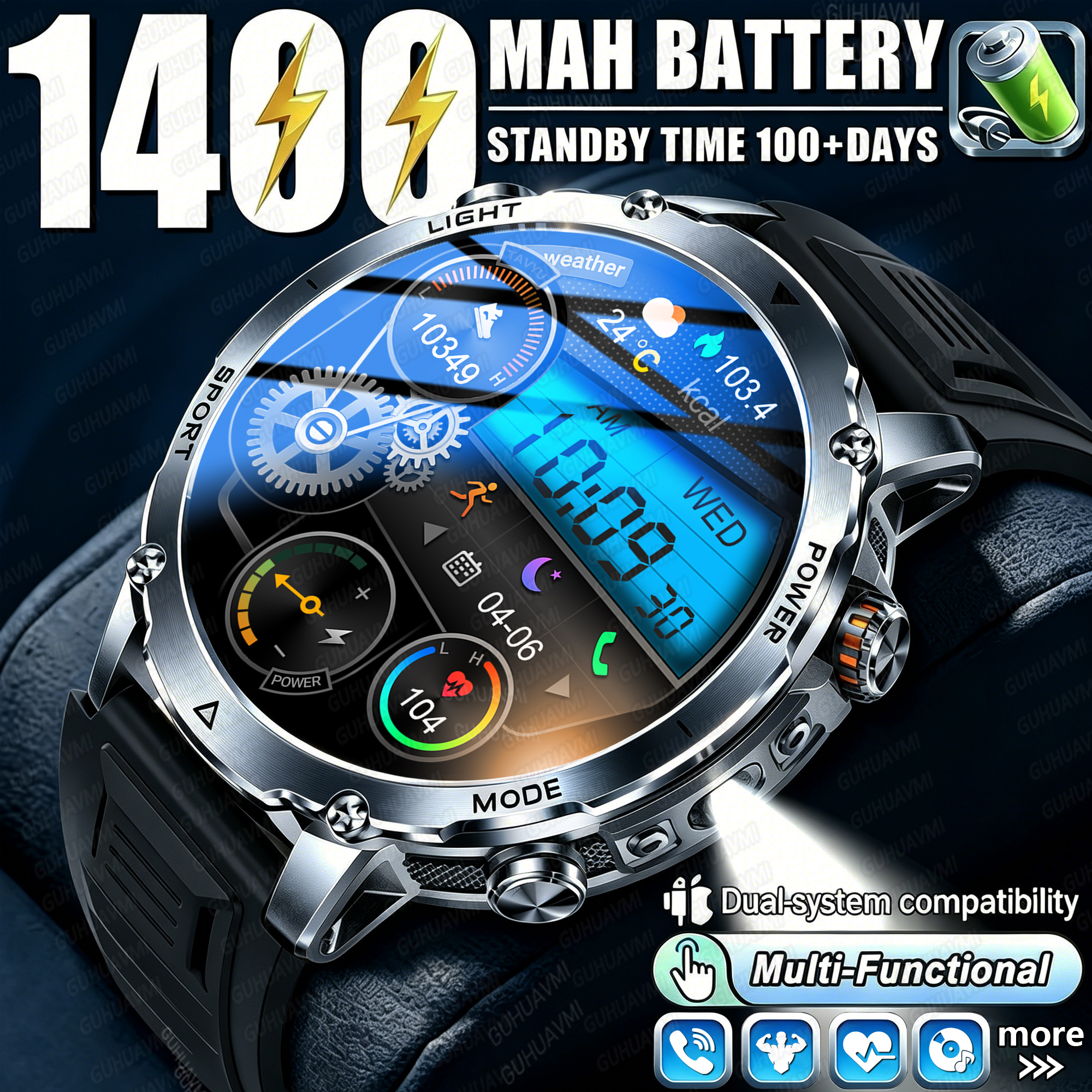 Newly Durable 1400mAh Large Ba - Outdoor Camping Japan ulasan dan harga