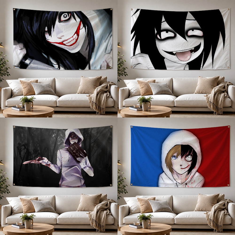 Cartoon Jeff the Killer wallpa - Outdoor Camping Wallpaper ulasan dan harga