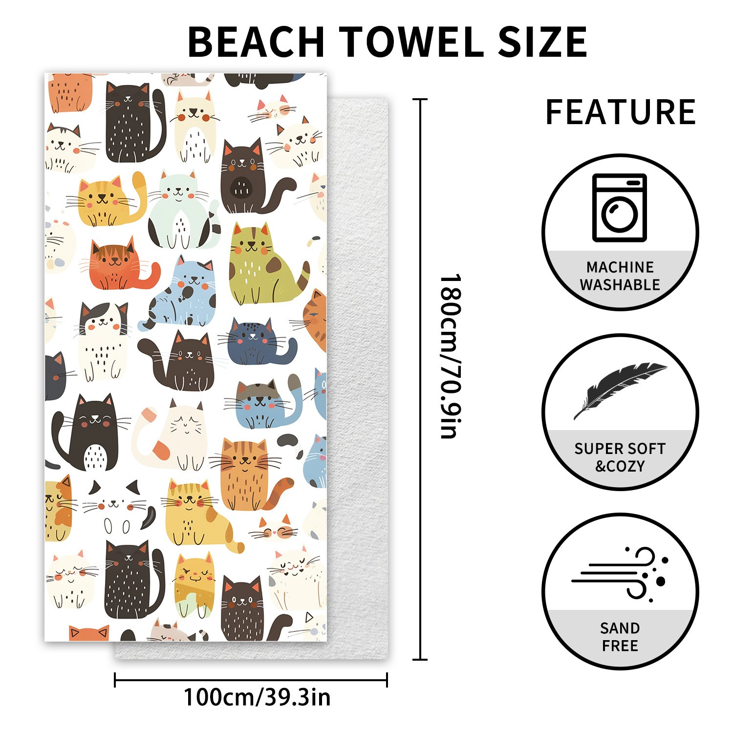 1PC Large Size Beach Blanket M - Outdoor Camping Mats Large ulasan dan harga