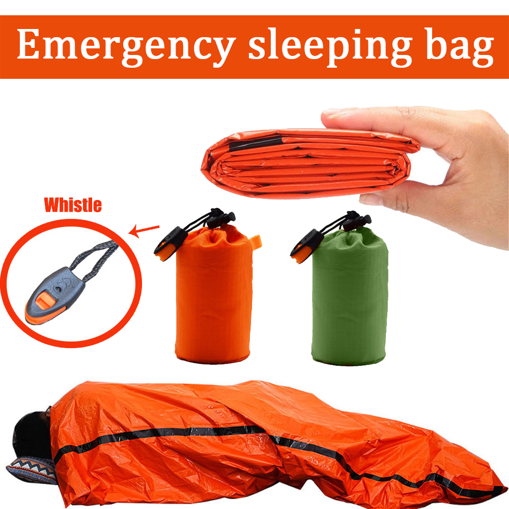 Portable Waterproof Emergency  - Camping Rain Poncho ulasan dan harga