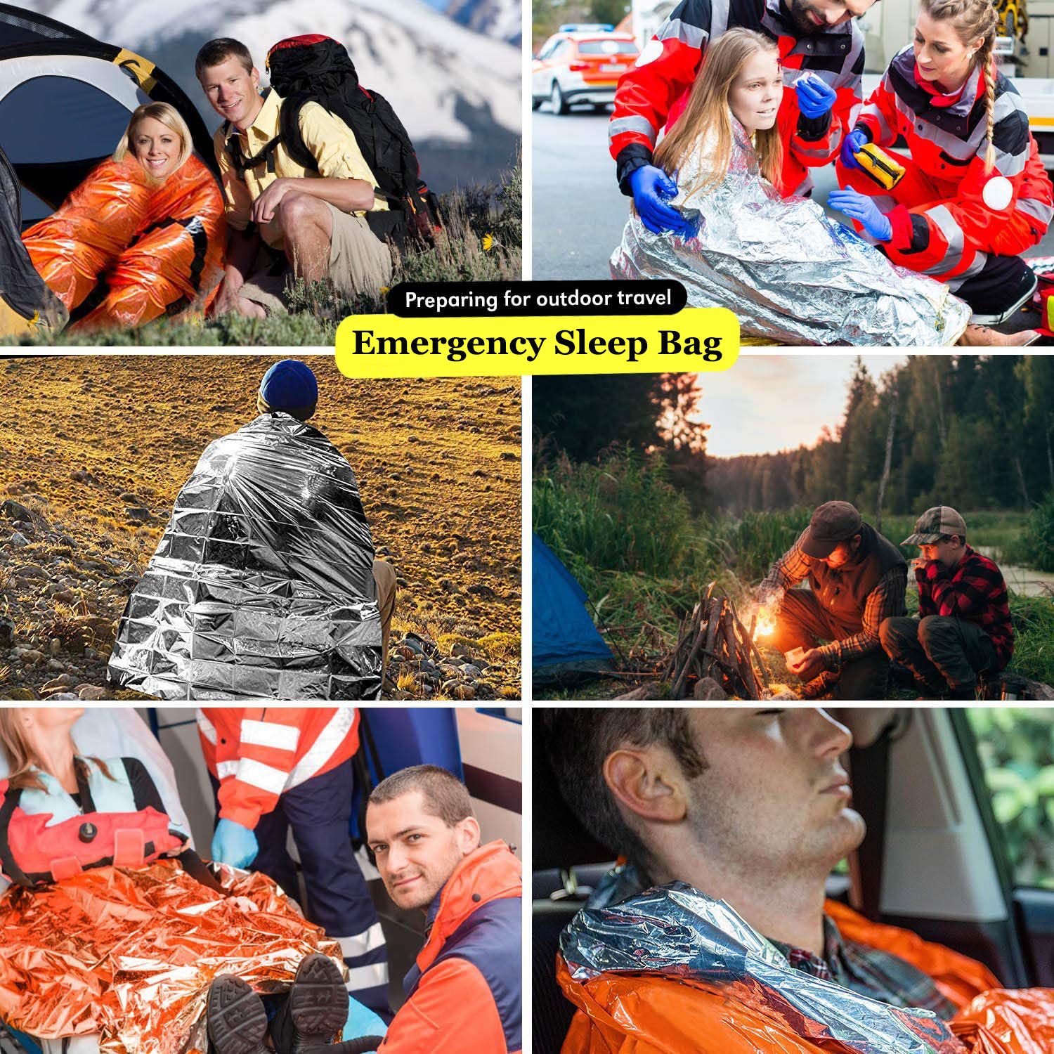 Portable Waterproof Emergency  - Camping Rain Poncho ulasan dan harga