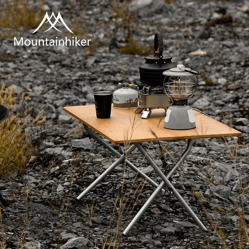 MOUNTAINHIKER Outdoor Camping  - Outdoor Camping Table With Storage ulasan dan harga