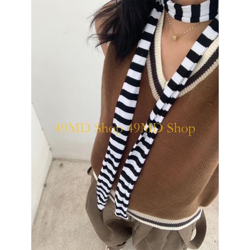 49MD Stripe Pattern Scarf for  - Outdoor Camping Shop ulasan dan harga