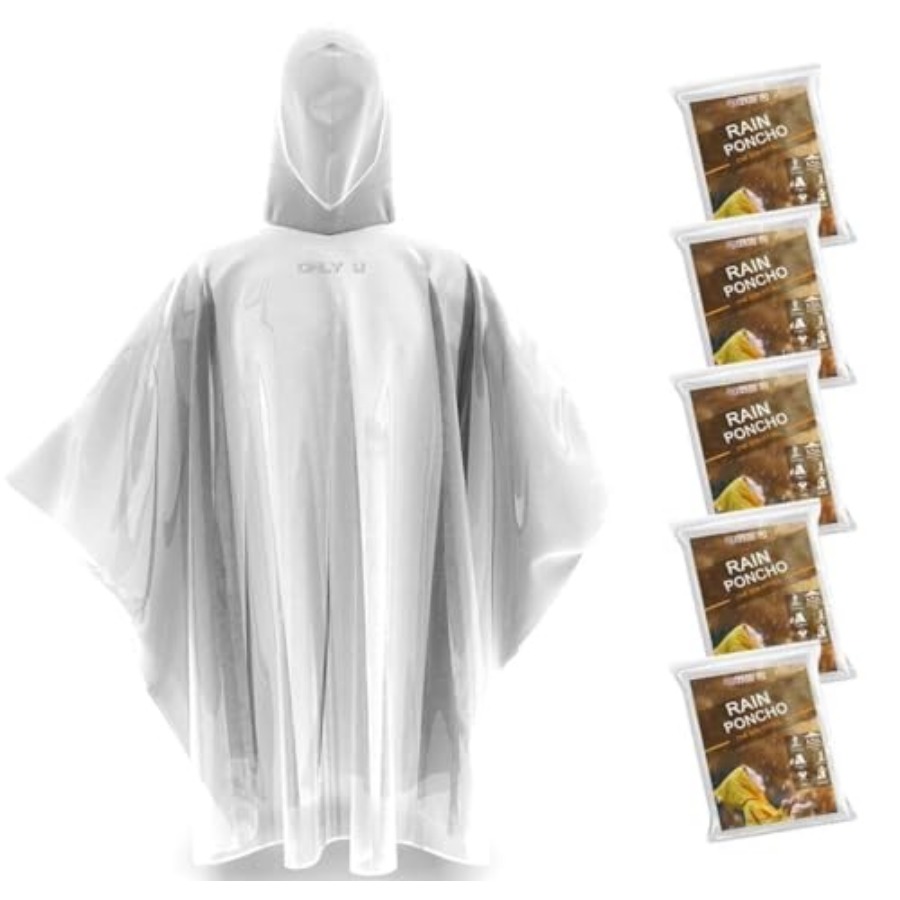 Disposable Rain Ponchos Waterp - Camping Rain Poncho ulasan dan harga