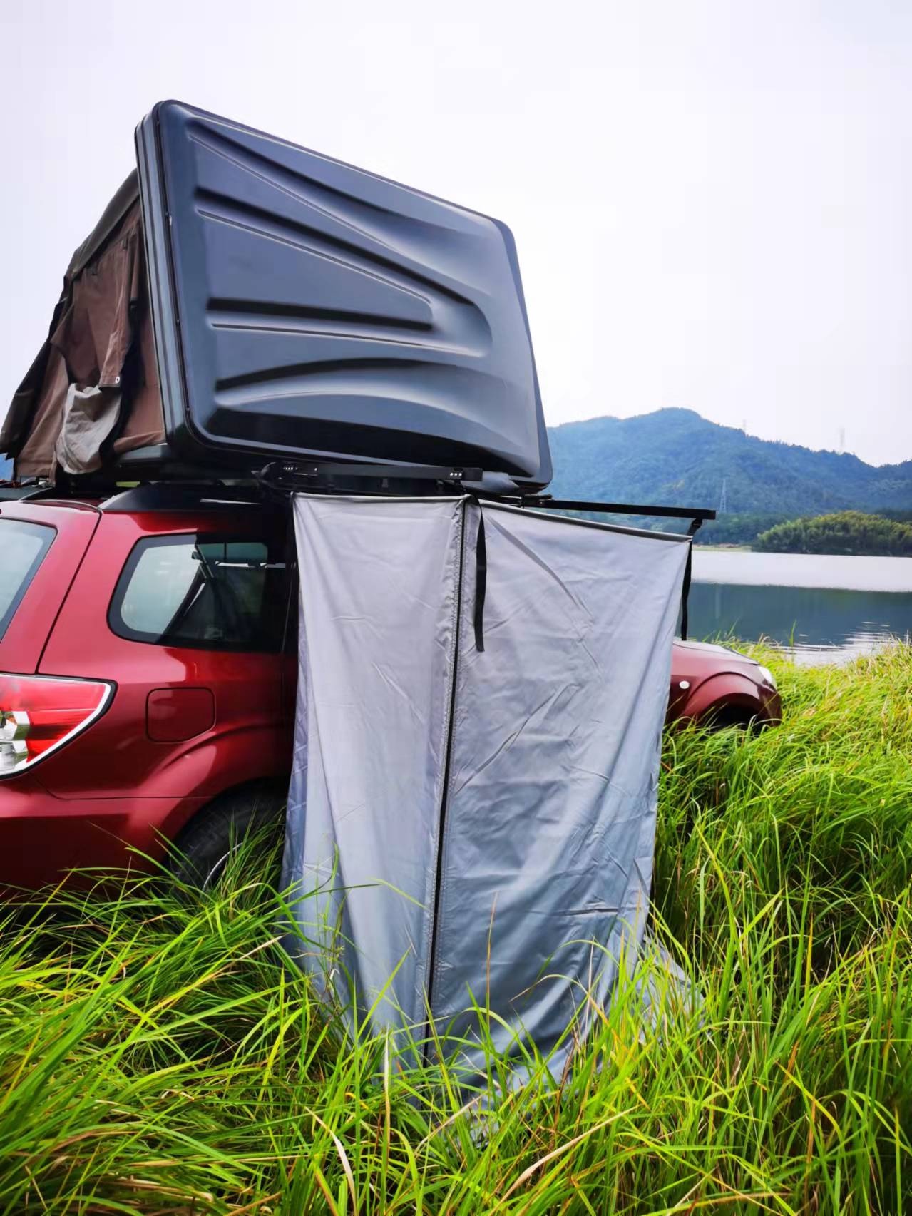 Outdoor Roof Top Shower Toilet - Outdoor Camping Awning ulasan dan harga