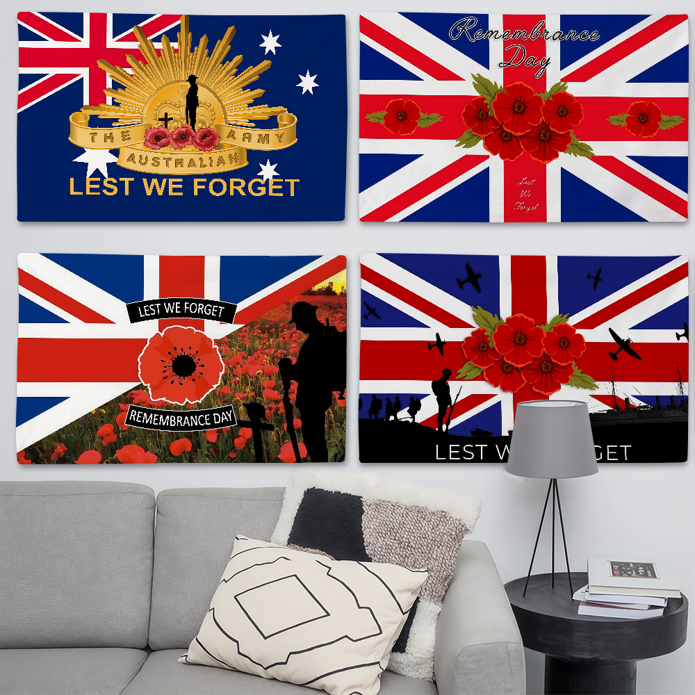 Australia Lest We Forget Flag  - Outdoor Camping Australia ulasan dan harga