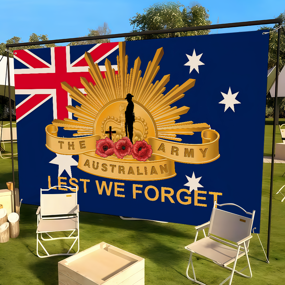 Australia Lest We Forget Flag  - Outdoor Camping Australia ulasan dan harga