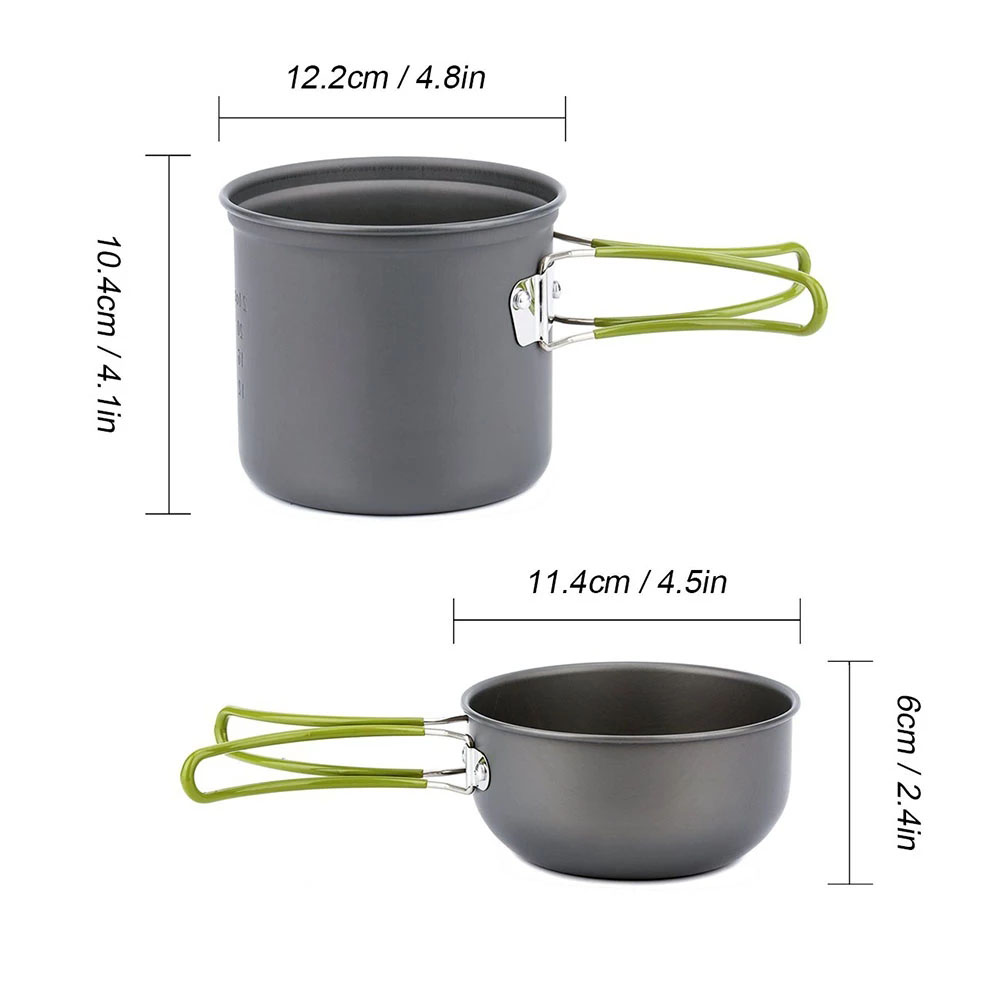 Camping Cookware Kit with Stov - Outdoor Camping Kitchen Set ulasan dan harga