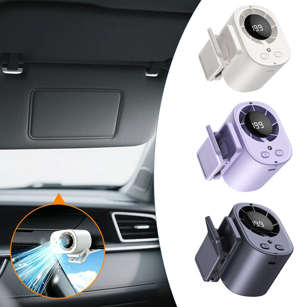 Portable Clip-On Fan with LED  - Outdoor Camping Vehicle ulasan dan harga