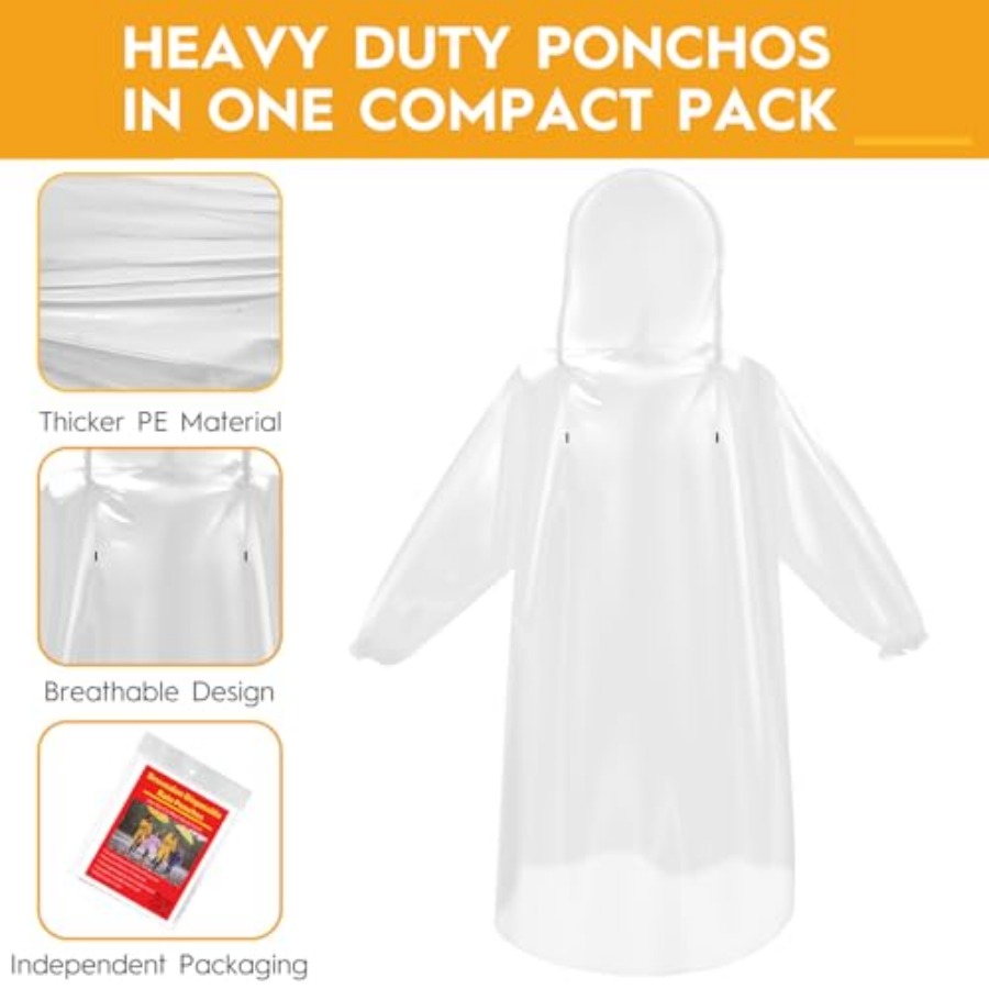 and and Disposable Rain Poncho - Camping Rain Poncho ulasan dan harga