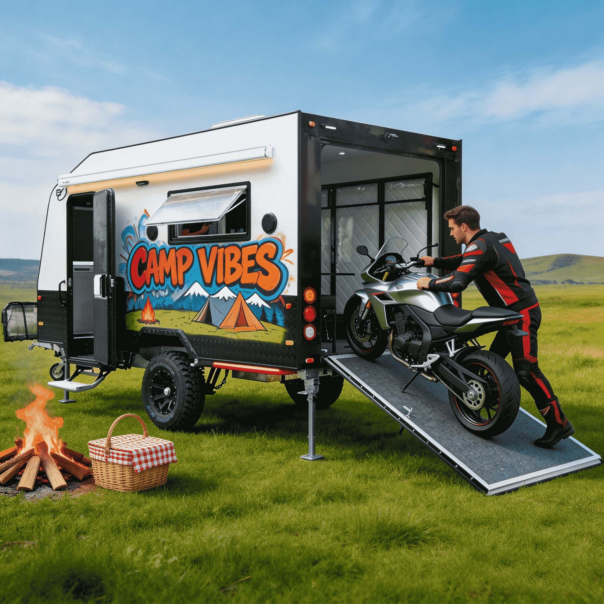 Off-Road Camper Trailer with F - Outdoor Camping Australia ulasan dan harga