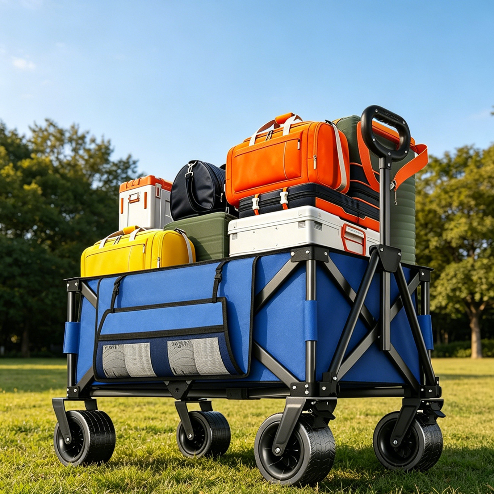 Outdoor Wagon Carts Foldable,  - Outdoor Camping Shop ulasan dan harga