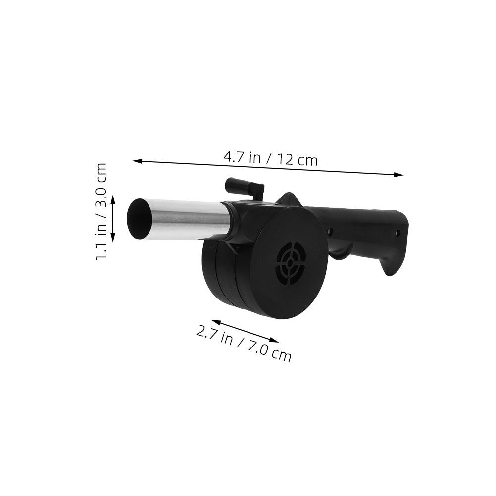 Manual Blower Black Hand Crank - Outdoor Camping Fire Pit ulasan dan harga